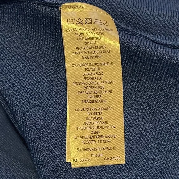 French Connection Rose Fit & Flare Dress in Summer Cobalt Size 0 - Picture 5 of 5